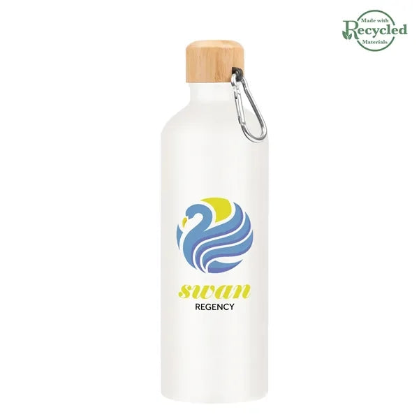 25 Oz. Aluminum Tundra Bike Bottle With Bamboo Lid