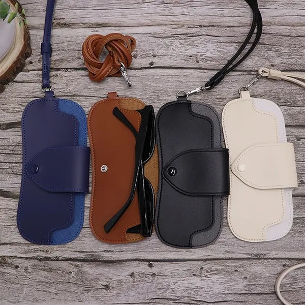 Soft Leather Glasses Sunglasses Storage Bag