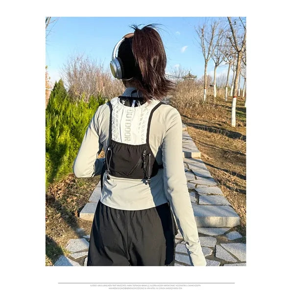Lightweight Running Vest Reflective Outdoors Hydration Pack