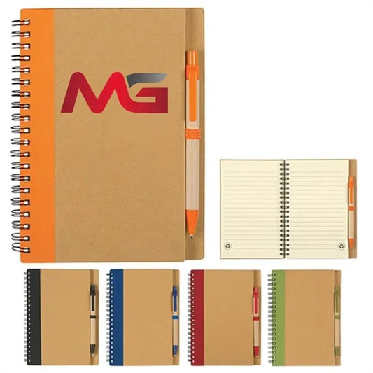 Custom Spiral Notebooks With Black Ink Pens