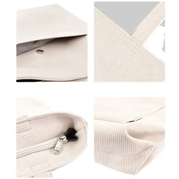 Corduroy Tote Bag For Women