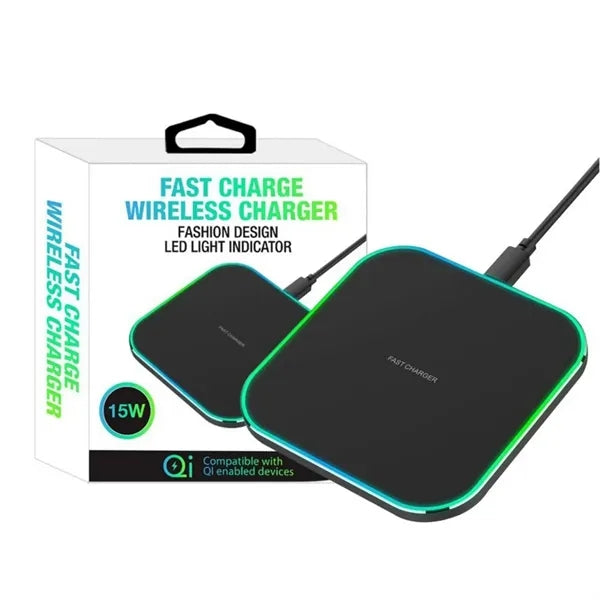 15W Square Fast Charge Wireless Charger