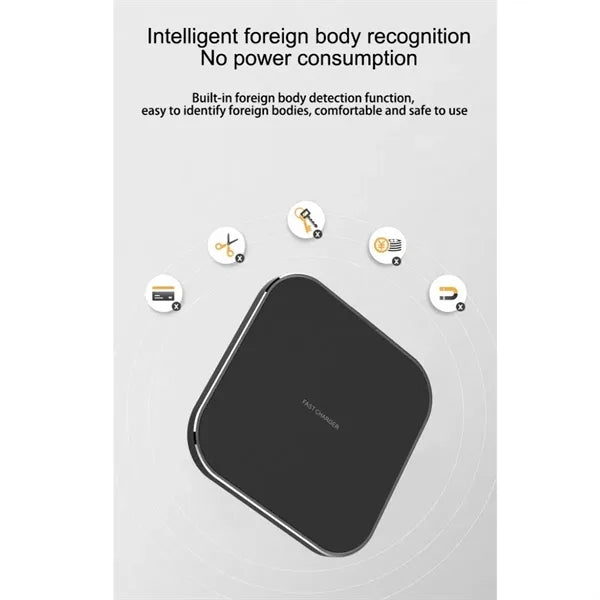 15W Square Fast Charge Wireless Charger