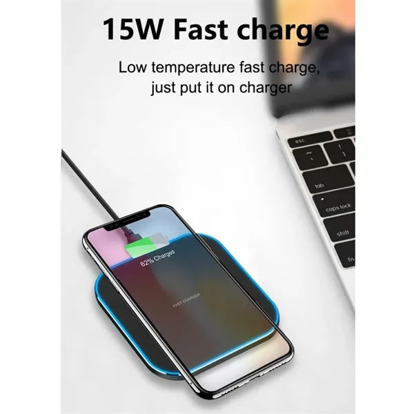 15W Square Fast Charge Wireless Charger