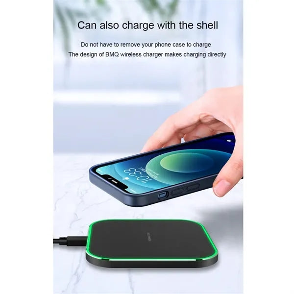 15W Square Fast Charge Wireless Charger