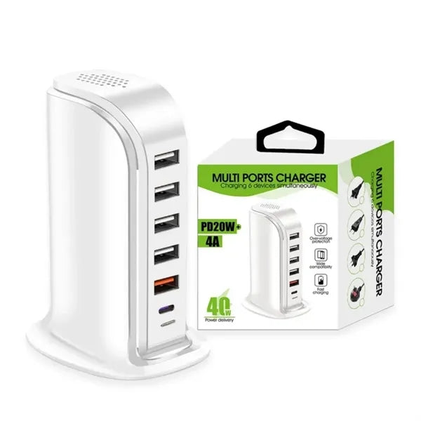 6 in 1 Charger Block