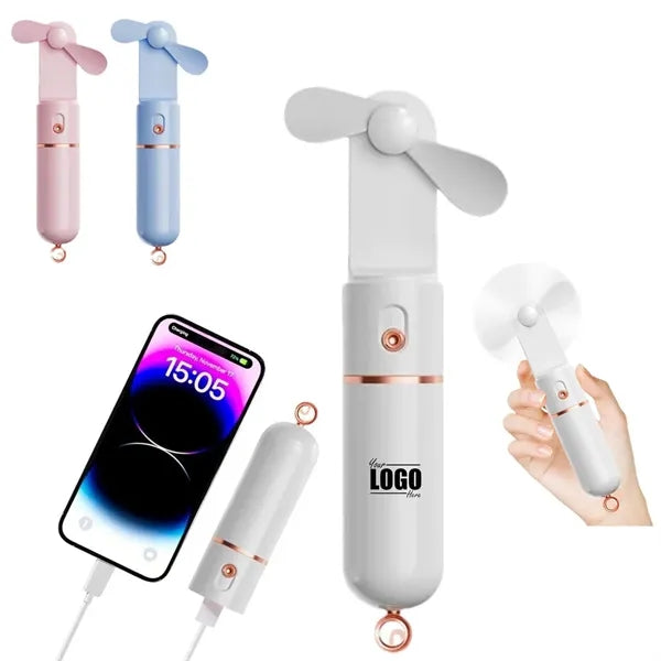 USB Rechargeable Handheld Pocket Fan