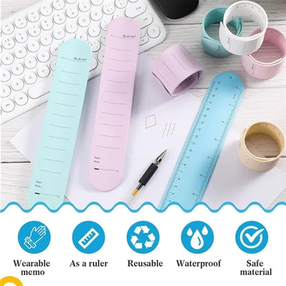 Silicone Slap Memo Wristband