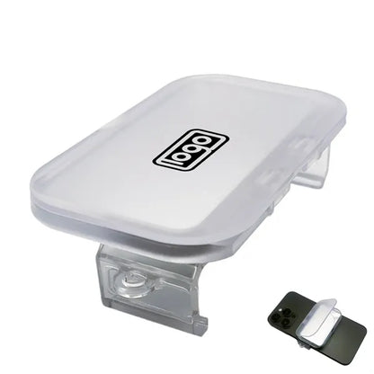 Retractable Phone Back Clip Flip Cover w/ Makeup Mirror