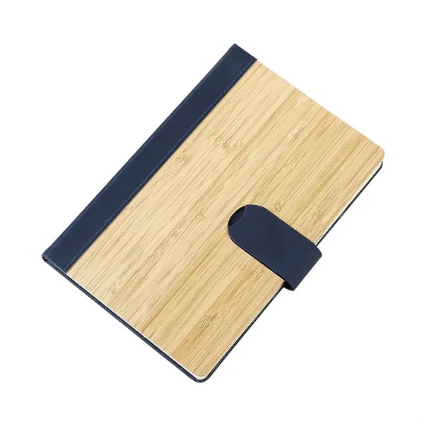 Bamboo Cover Magnetic Closure Notebook