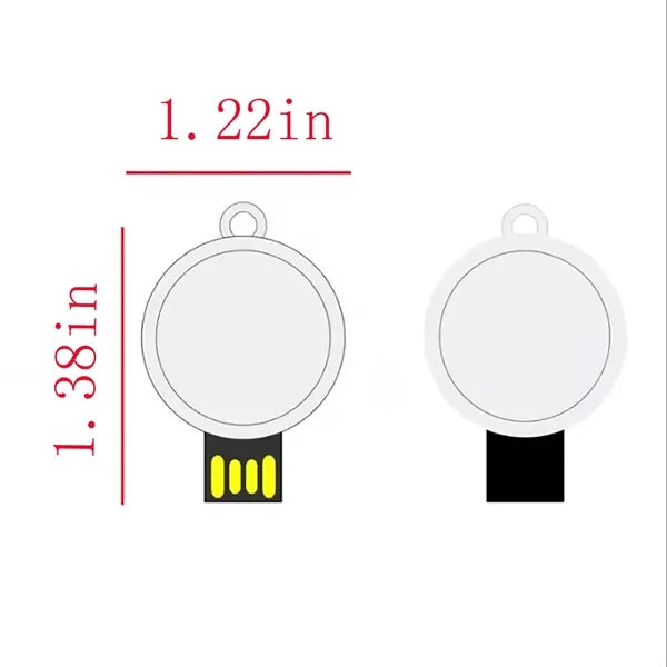 Custom 32GB USB Flash Drive w/ Keychain