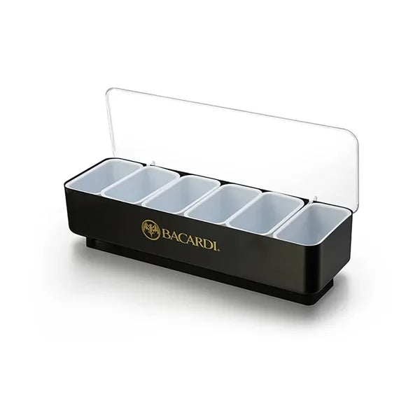 Bar 6-Compartment Fruit Tray with Lid and Freshness Design