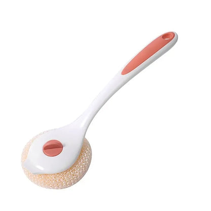 Hanging Long-Handled Kitchen Pot Brush