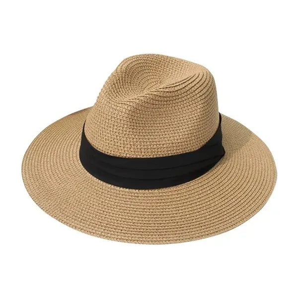 Unisex Travel Straw Panama Hat