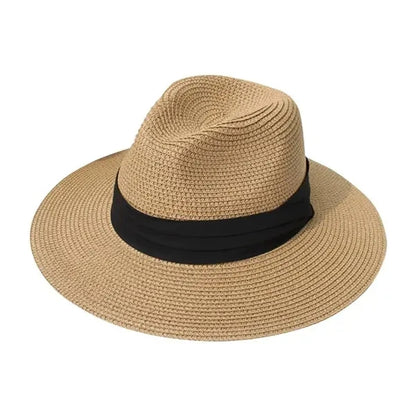 Unisex Travel Straw Panama Hat