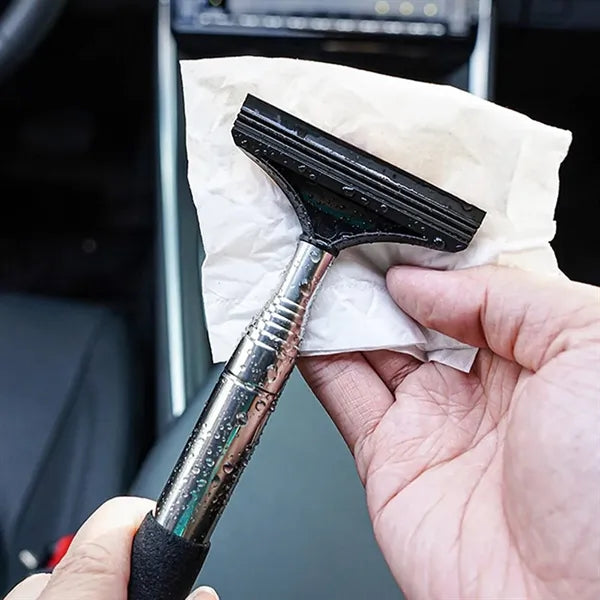Mini Portable Retractable Car Rearview Mirror Wiper