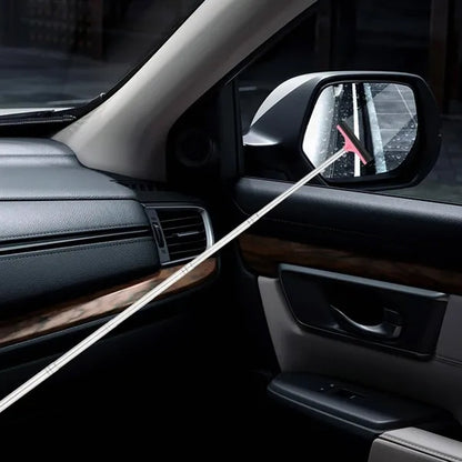 Mini Portable Retractable Car Rearview Mirror Wiper