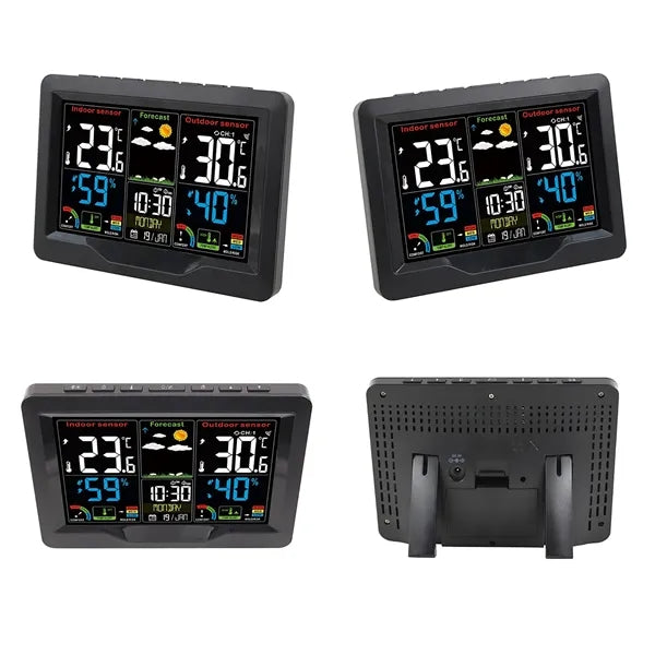 Wireless Weather Forecast Station Clock