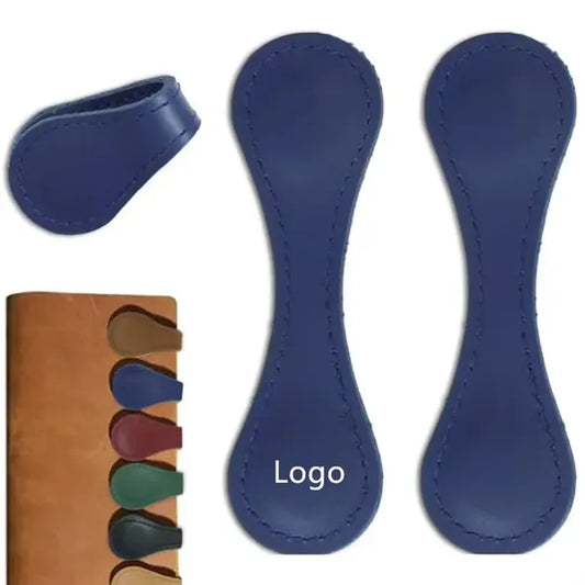 PU Leather Magnetic Bookmarks