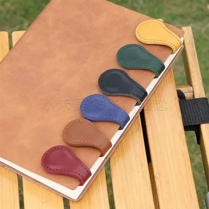 PU Leather Magnetic Bookmarks