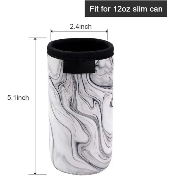 12oz Neoprene Slim Beer Can Cooler