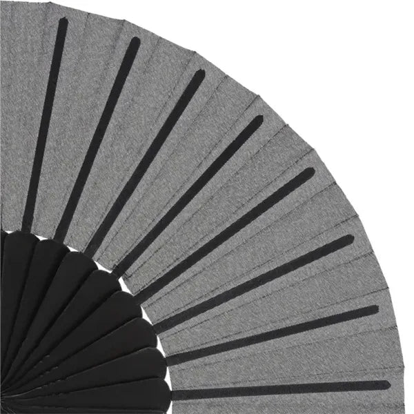 Plastic Handle Folding Fabric Hand Fan