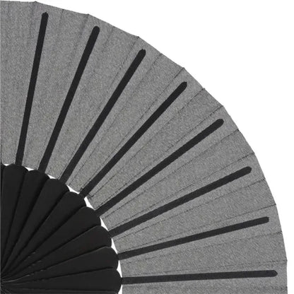 Plastic Handle Folding Fabric Hand Fan