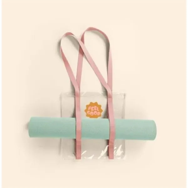 MAIN SQUEEZE YOGA TOTE - CLEAR VINYL