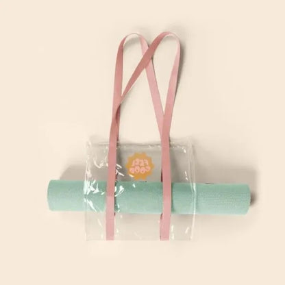 MAIN SQUEEZE YOGA TOTE - CLEAR VINYL