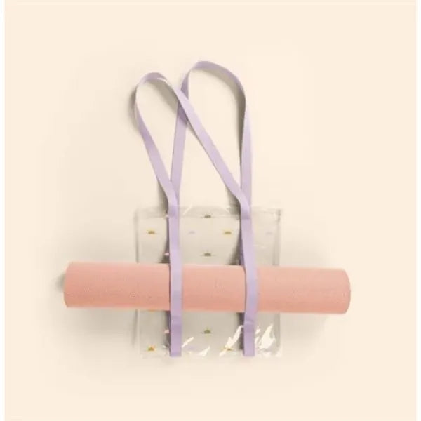 MAIN SQUEEZE YOGA TOTE - CLEAR VINYL