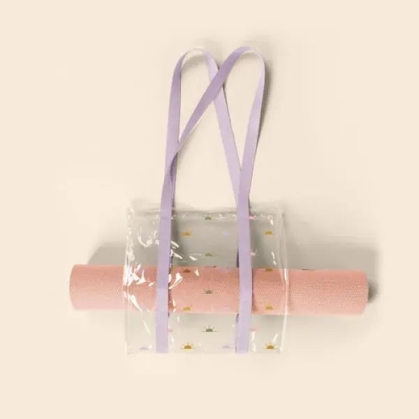 MAIN SQUEEZE YOGA TOTE - CLEAR VINYL