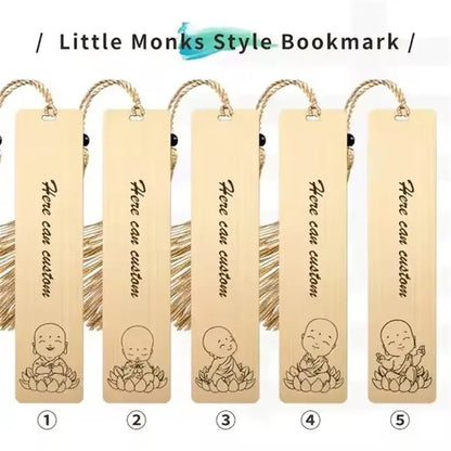 Creative Gold Brass Bookmark with Tassels
