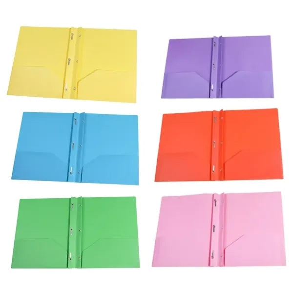 Plastic Folders with Pockets