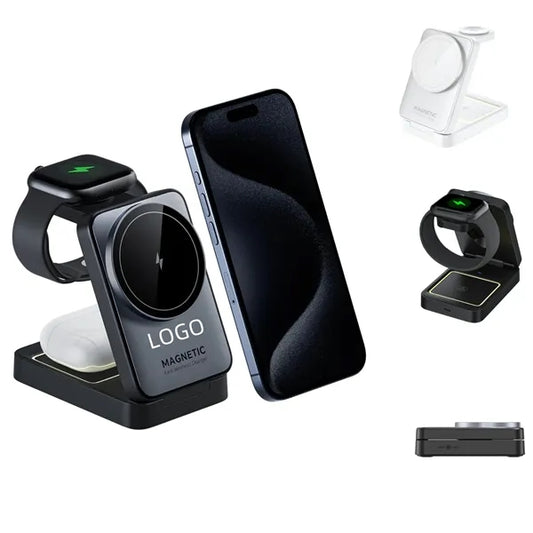 3-in-1 Foldable Wireless Charger & Stand
