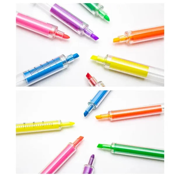 6 Colors Highlighters