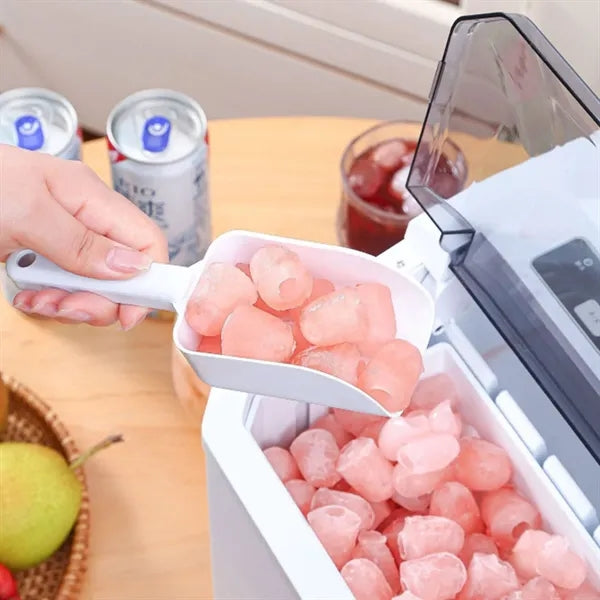 Compact ice maker for home dormitory Selfcleaning Low power