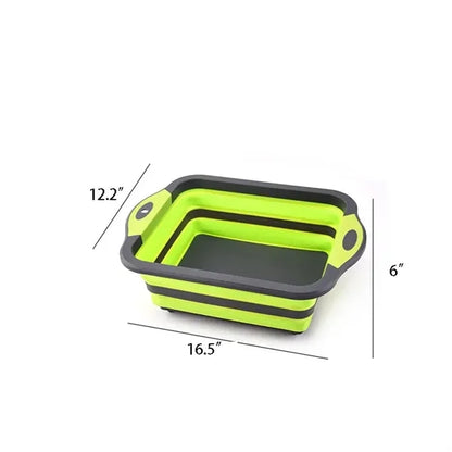 Folding PP + TPR BBQ Bucket W/ Cutting Board