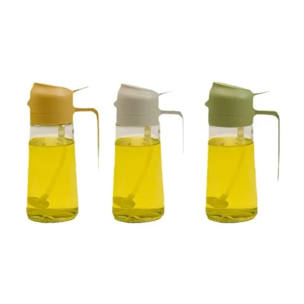 450ml Multifunctional Spray Glass Oil Bottle