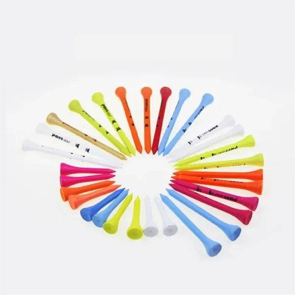 Ergonomic Natural Hardwood Golf Tees