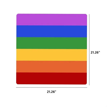 Multipurpose Pride Day Rainbow Bandana Square Scarf