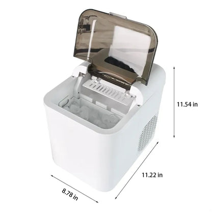 Compact Countertop Ice Maker Automatic Self Cleaning Machine