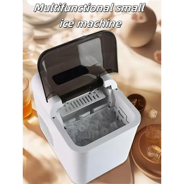 Compact Countertop Ice Maker Automatic Self Cleaning Machine