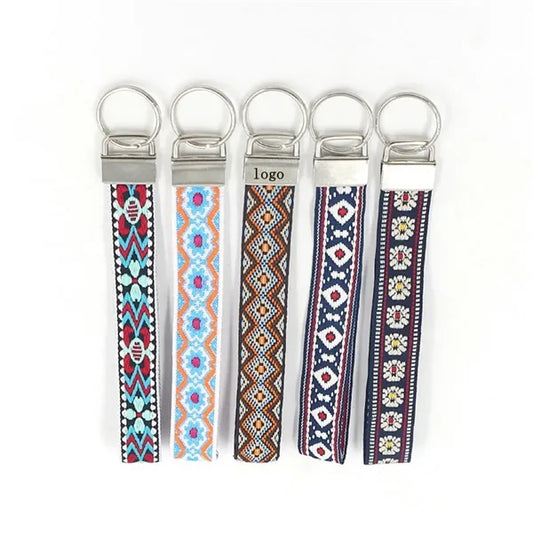 Key Tag Embroidery Keychain