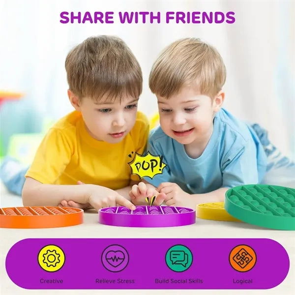 Pop Fidget Bubbles Push Toy