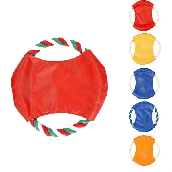 Pet Braided Rope Flying Disc