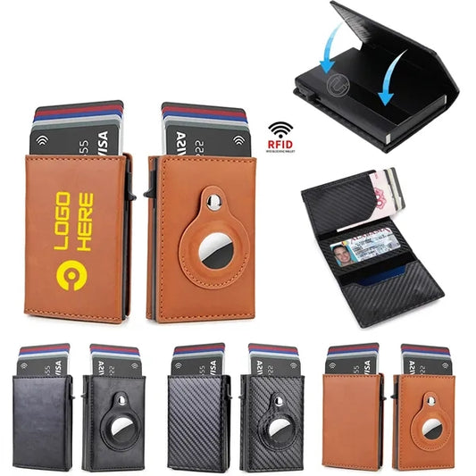 Magnetic Type Bank Card Holder Rfid Wallet