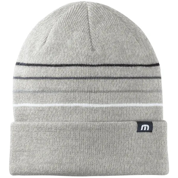 TravisMathew Striped Cuffed Beanie