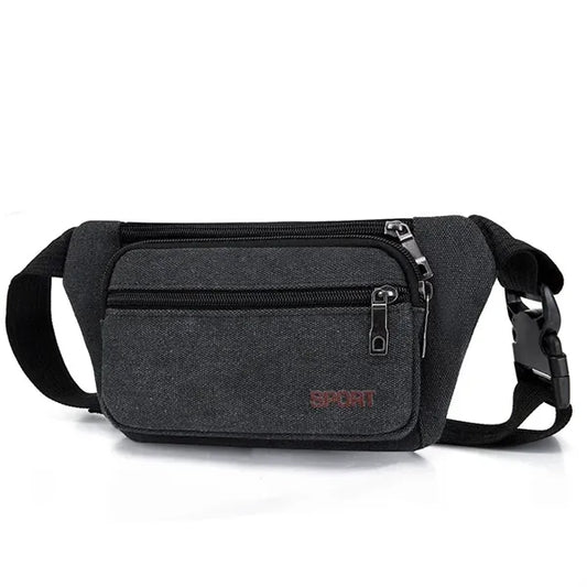 Sports Canvas Waist Bag