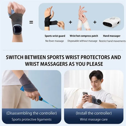 Electric Hand massager with low-frequency pulse