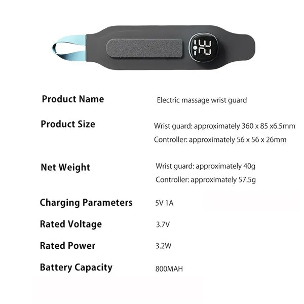 Electric Hand massager with low-frequency pulse